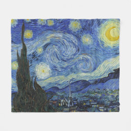 Die Sternennacht von Van Gogh Fleecedecke