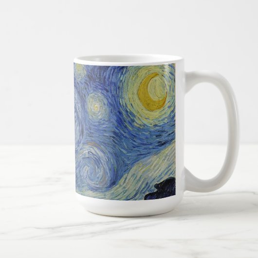 Die Sternennacht von Van Gogh Kaffeetasse (Rechts)
