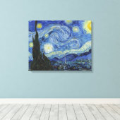 Die Sternennacht von Van Gogh Leinwanddruck (Insitu (Holzboden))