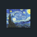 Die Sternennacht von Van Gogh Leinwanddruck<br><div class="desc">Die Sternennacht von Van Gogh. Besuchen Sie bitte meinen Laden für interessanteres Design und mehr Farbwahl => zazzle.com/iwheels*</div>