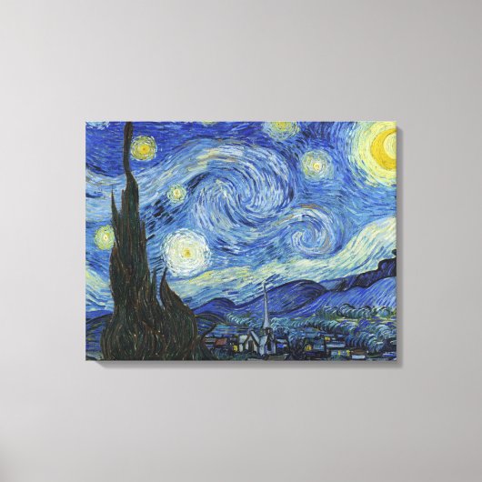 Die Sternennacht von Van Gogh Leinwanddruck (Vorderseite)