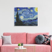 Die Sternennacht von Van Gogh Leinwanddruck (Insitu (Wohnzimmer))