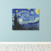 Die Sternennacht von Van Gogh Leinwanddruck (Insitu (Holzboden))
