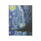 Die Sternennacht von Van Gogh Notizblock (Rotiert)