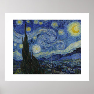 Die Sternennacht von Van Gogh Poster