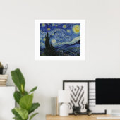 Die Sternennacht von Van Gogh Poster (Heimbüro)