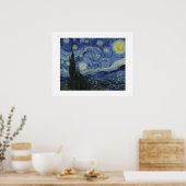 Die Sternennacht von Van Gogh Poster (Küche)