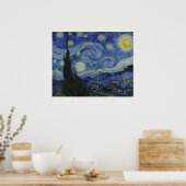 Die Sternennacht von Van Gogh Poster (Küche)