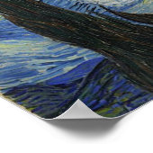 Die Sternennacht von Van Gogh Poster (Ecke)