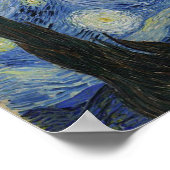 Die Sternennacht von Van Gogh Poster (Ecke)