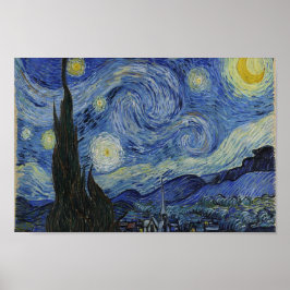Die Sternennacht von Van Gogh Poster