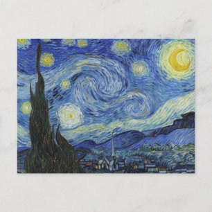 Die Sternennacht von Van Gogh Postkarte
