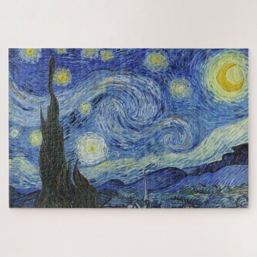 Die Sternennacht von Van Gogh Puzzle (Horizontal)