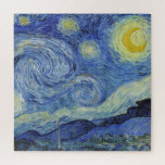Die Sternennacht von Van Gogh Puzzle<br><div class="desc">Bitte besuchen Sie mein Geschäft für mehr interessantes Design und mehr Farbwahl. => zazzle.com/iwheels*</div>