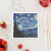 Die Sternennacht von Van Gogh Serviette (Beispiel)