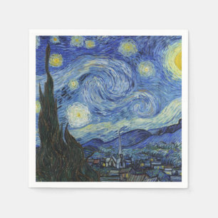 Die Sternennacht von Van Gogh Serviette