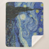 Die Sternennacht von Van Gogh Sherpadecke (Vorderseite)
