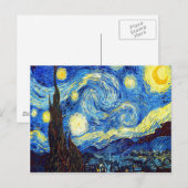 Die Sternennacht von Vincent van Gogh 1889 Postkarte (Vorne/Hinten)