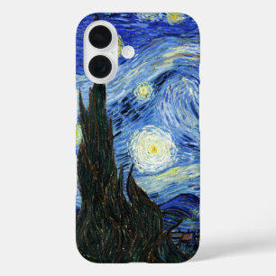 Die Sternennacht von Vincent Van Gogh iPhone 16 Hülle