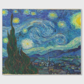 Die Sternennacht von Vincent van Gogh Decoupage Geschenkpapier (Flach)