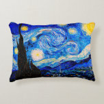 Die Sternennacht von Vincent Van Gogh Dekokissen<br><div class="desc">Vincent Van Gogh The Starry Night. Das ist ein altes Meisterwerk des holländischen Meisters Vincent Van Gogh. Dieses schöne Landschaftsbild hat eine schöne,  lebendige,  gesättigte Farbe. Vincent Van Gogh war ein niederländischer Postimpressionist. Dieses Bild ist öffentlich</div>