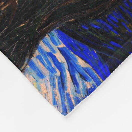 Die Sternennacht von Vincent Van Gogh Fleecedecke (Ecke)