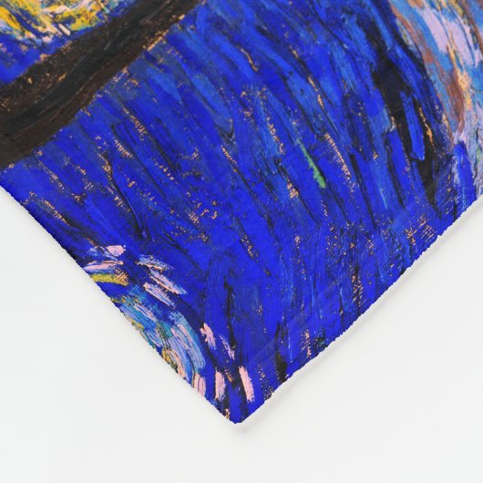 Die Sternennacht von Vincent Van Gogh Fleecedecke (Ecke)