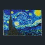 Die Sternennacht von Vincent Van Gogh  Fußmatte<br><div class="desc">Vincent Van Gogh The Starry Night. Das ist ein altes Meisterwerk des holländischen Meisters Vincent Van Gogh. Dieses schöne Landschaftsbild hat eine schöne,  lebendige,  gesättigte Farbe. Vincent Van Gogh war ein niederländischer Postimpressionist. Dieses Bild ist öffentlich</div>