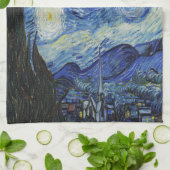 Die Sternennacht von Vincent Van Gogh Geschirrtuch (Gefaltet)