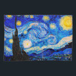 Die Sternennacht von Vincent Van Gogh Geschirrtuch<br><div class="desc">Vincent Van Gogh The Starry Night. Das ist ein altes Meisterwerk des holländischen Meisters Vincent Van Gogh. Dieses schöne Landschaftsbild hat eine schöne,  lebendige,  gesättigte Farbe. Vincent Van Gogh war ein niederländischer Postimpressionist. Dieses Bild ist öffentlich</div>