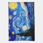 Die Sternennacht von Vincent Van Gogh Geschirrtuch (Vertikal)