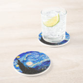 Die Sternennacht von Vincent Van Gogh Getränkeuntersetzer (Seite)