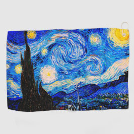 Die Sternennacht von Vincent Van Gogh Golfhandtuch