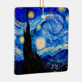 Die Sternennacht von Vincent Van Gogh Keramikornament (Rechts)