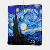 Die Sternennacht von Vincent Van Gogh Keramikornament (Links)
