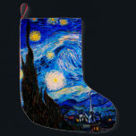 Die Sternennacht von Vincent Van Gogh Kleiner Weihnachtsstrumpf<br><div class="desc">Vincent Van Gogh The Starry Night. Das ist ein altes Meisterwerk des holländischen Meisters Vincent Van Gogh. Dieses schöne Landschaftsbild hat eine schöne,  lebendige,  gesättigte Farbe. Vincent Van Gogh war ein niederländischer Postimpressionist. Dieses Bild ist öffentlich</div>
