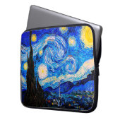 Die Sternennacht von Vincent Van Gogh Laptopschutzhülle (Vorderseite Links)