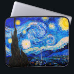 Die Sternennacht von Vincent Van Gogh Laptopschutzhülle<br><div class="desc">Vincent Van Gogh The Starry Night. Das ist ein altes Meisterwerk des holländischen Meisters Vincent Van Gogh. Dieses schöne Landschaftsbild hat eine schöne,  lebendige,  gesättigte Farbe. Vincent Van Gogh war ein niederländischer Postimpressionist. Dieses Bild ist öffentlich</div>