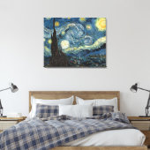 Die Sternennacht / von Vincent van Gogh / Leinwanddruck (Insitu (Schlafzimmer))