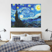 Die Sternennacht von Vincent Van Gogh Leinwanddruck (Insitu (Schlafzimmer))