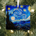 Die Sternennacht von Vincent Van Gogh Ornament Aus Metall<br><div class="desc">Vincent Van Gogh The Starry Night. Das ist ein altes Meisterwerk des holländischen Meisters Vincent Van Gogh. Dieses schöne Landschaftsbild hat eine schöne,  lebendige,  gesättigte Farbe. Vincent Van Gogh war ein niederländischer Postimpressionist. Dieses Bild ist öffentlich</div>