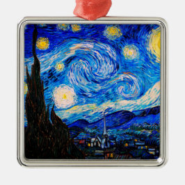 Die Sternennacht von Vincent Van Gogh Ornament Aus Metall