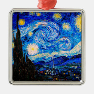 Die Sternennacht von Vincent Van Gogh Ornament Aus Metall