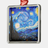 Die Sternennacht von Vincent Van Gogh Ornament Aus Metall (Links)