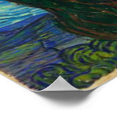 Die Sternennacht von Vincent van Gogh Poster (Ecke)