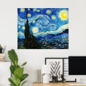 Die Sternennacht von Vincent Van Gogh Poster (Heimbüro)