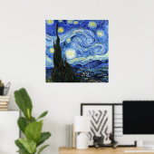 Die Sternennacht von Vincent Van Gogh Poster (Heimbüro)