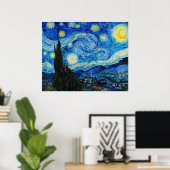 Die Sternennacht von Vincent Van Gogh Poster (Heimbüro)