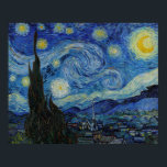 Die Sternennacht von Vincent van Gogh Poster<br><div class="desc">Die Sternennacht von Vincent van Gogh Poster</div>