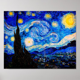 Die Sternennacht von Vincent Van Gogh Poster